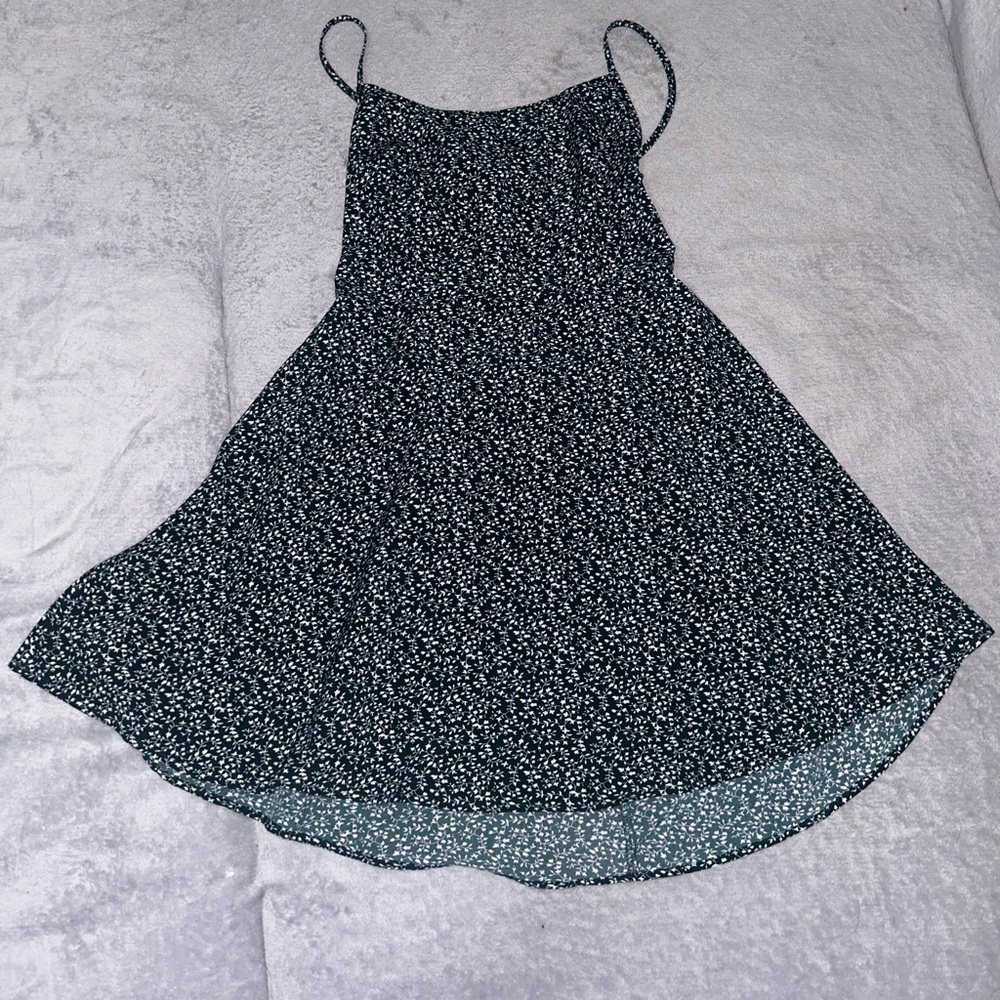 SHEIN Green Floral Dress